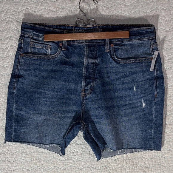 Old Navy Pants - Old Navy Dark Blue Denim Jean Shorts
